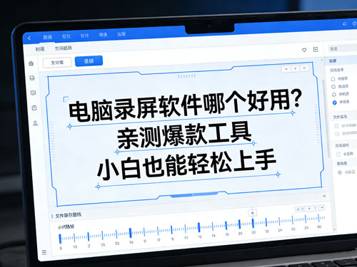 电脑录屏软件哪个好用？亲测爆款工具，小白也能轻松上手