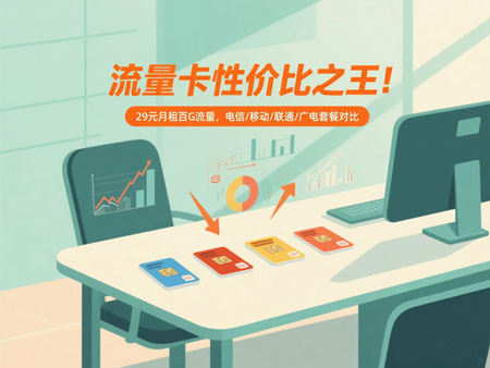 救命！这些流量卡也太卷了吧！29元内月租狂送百G